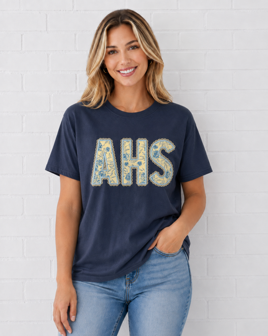 AHS 2 Lace Applique on Gildan Tee