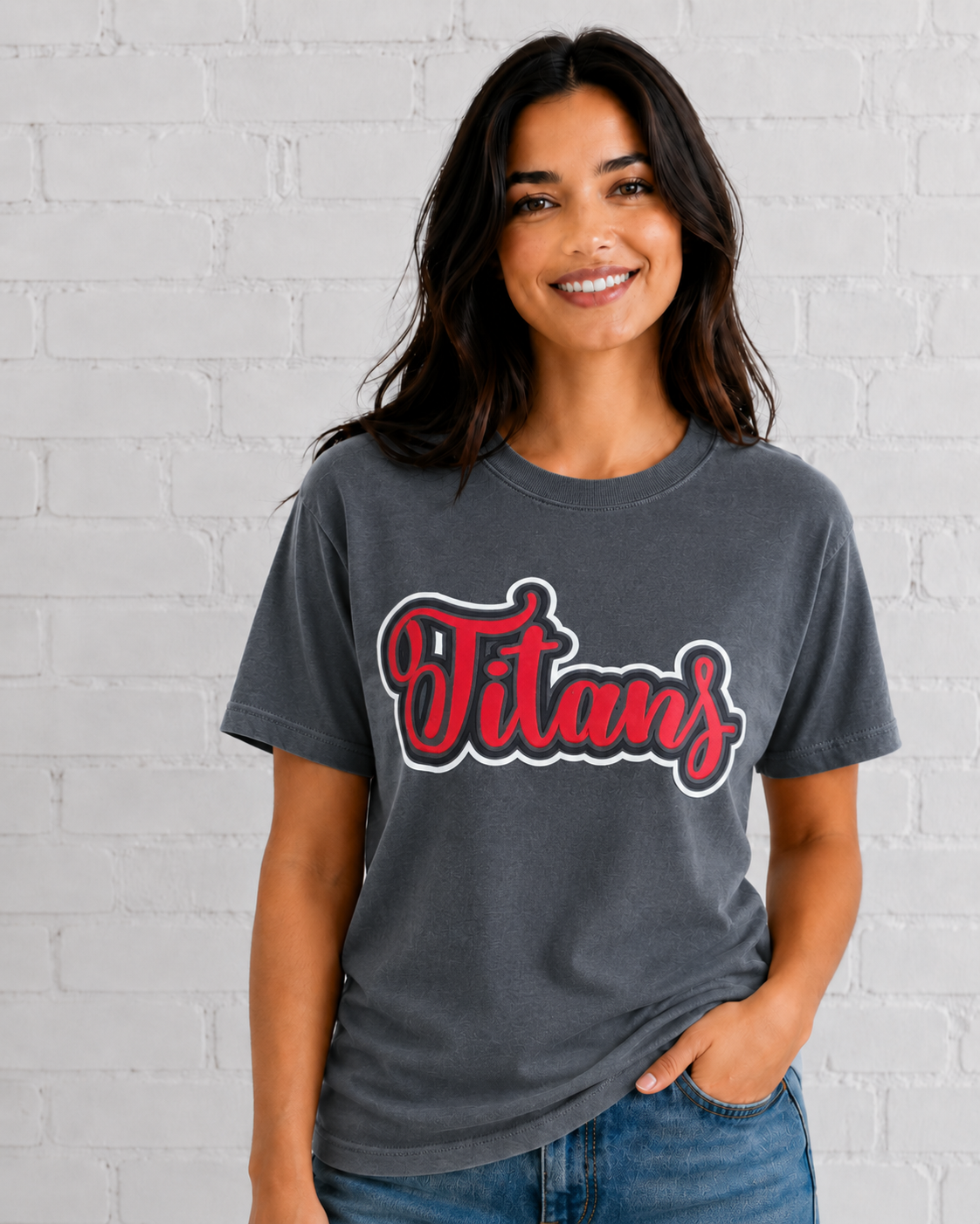 NCMH Titans Pepper CC RTW Tee