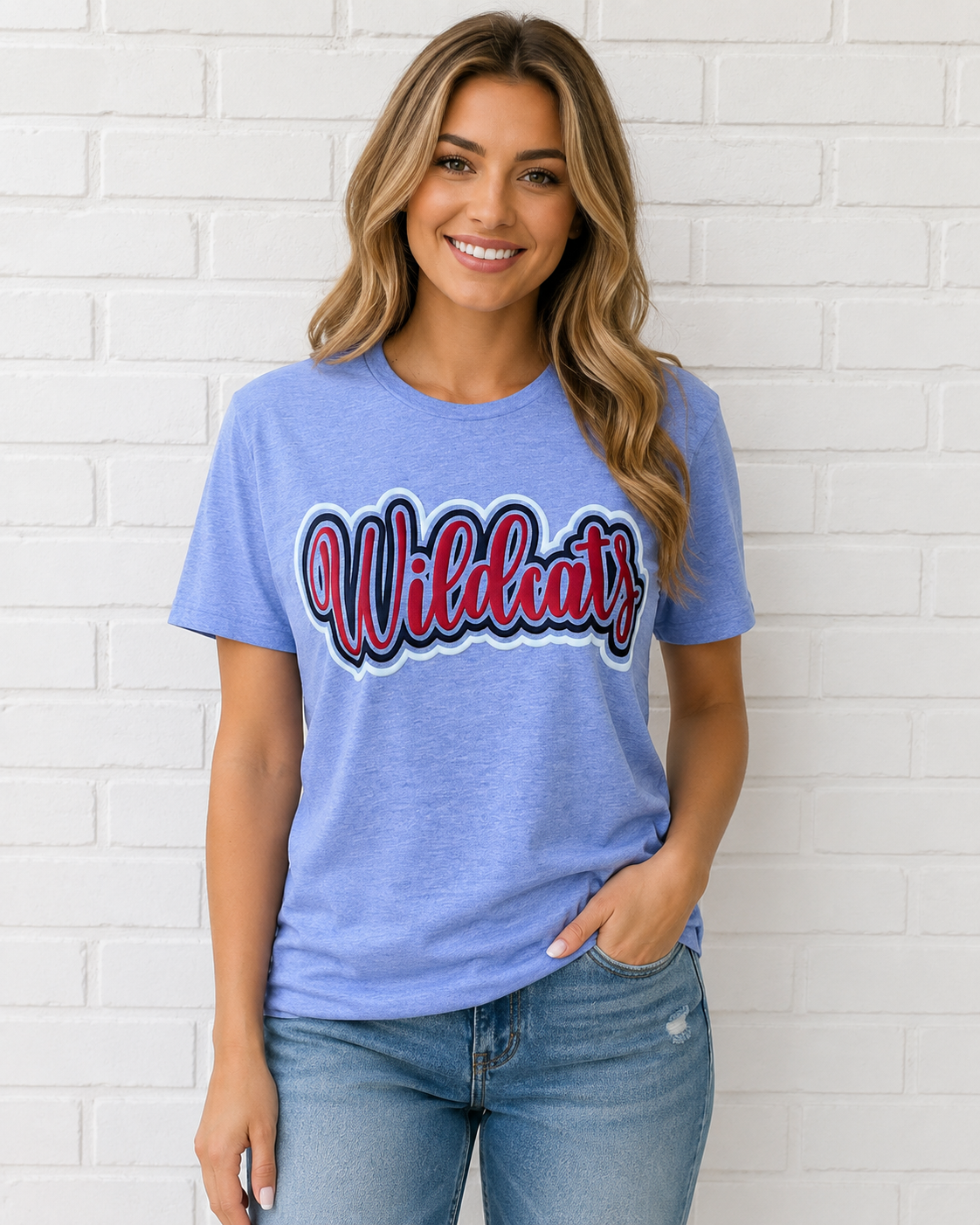 University Wildcats Sport Grey SS RTW Tee