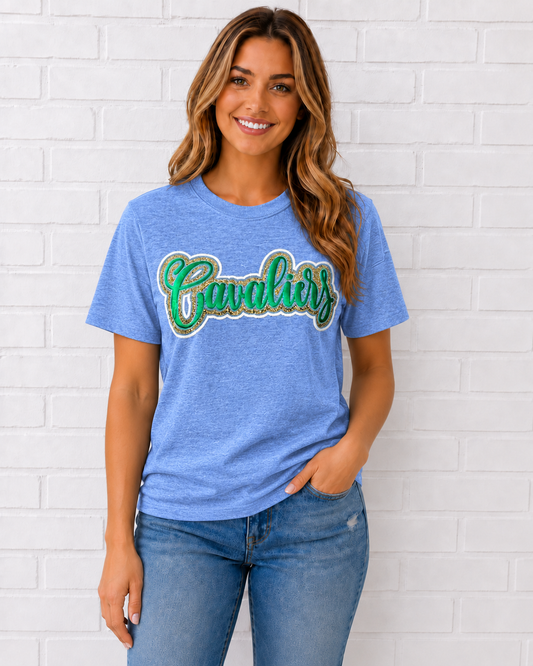 Calvary Cavaliers Sport Grey SS w/Gold Glitter RTW