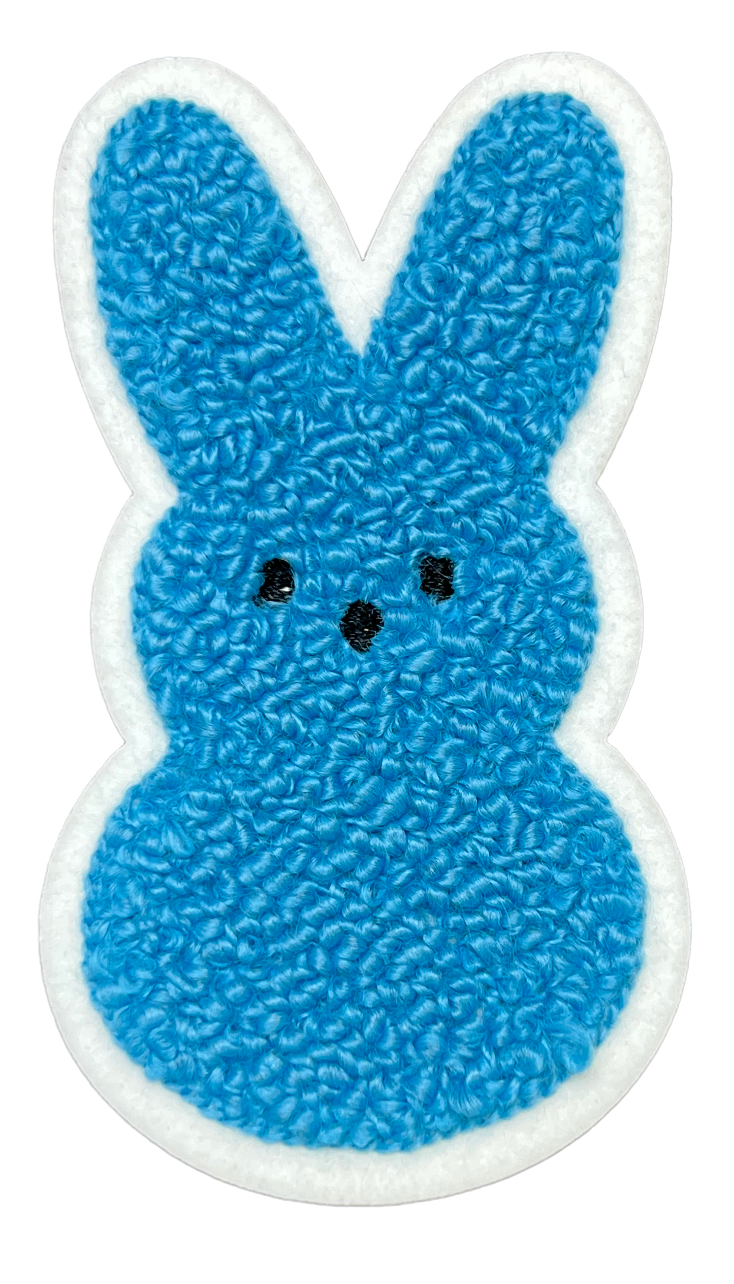 3 3/4" Blue Easter Peeps Chenille Patch
