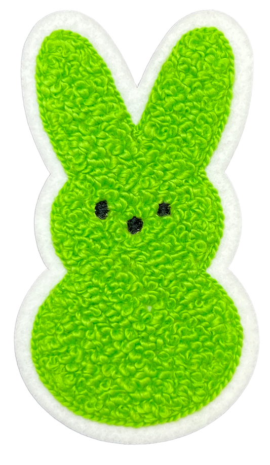 3 3/4" Green Easter Peeps Chenille Patch