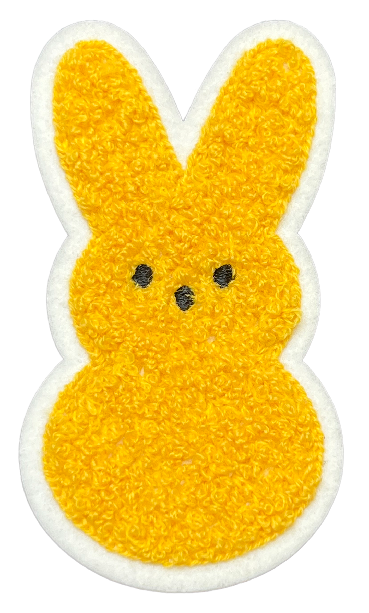 3 3/4" Yellow Easter Peeps Chenille Patch