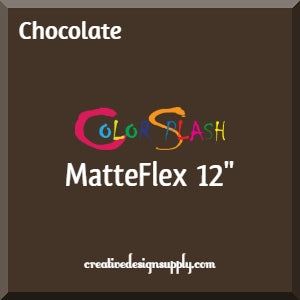 Chocolate ColorSplash 12" MatteFlex HTV