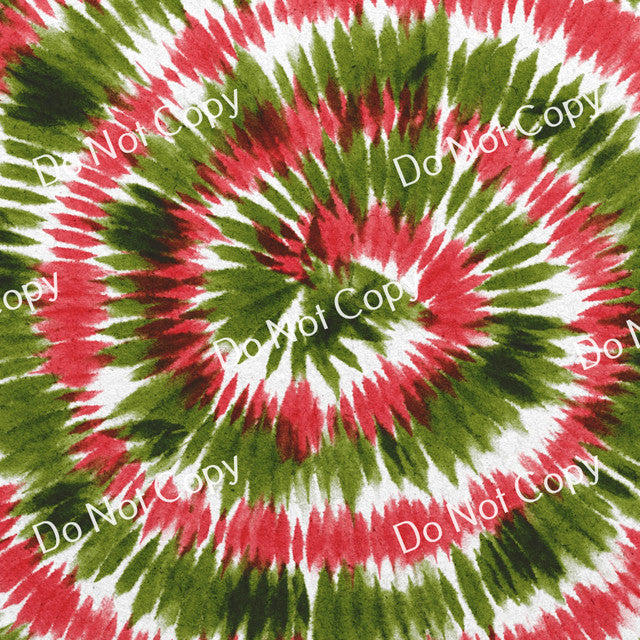 HTV Christmas Tie Dye