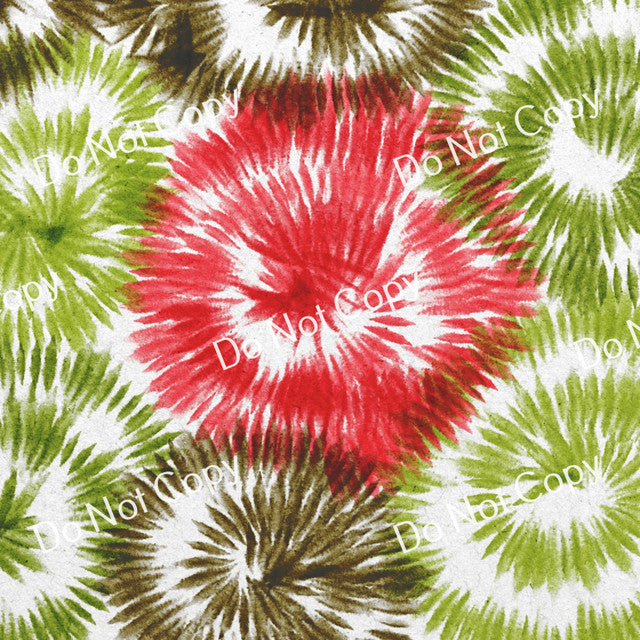 HTV Christmas Tie Dye