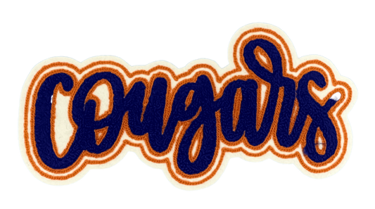 10" Cougars Chenille Patch