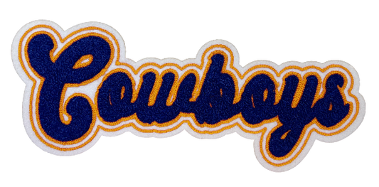 12" Southwood Cowboys Chenille Patch