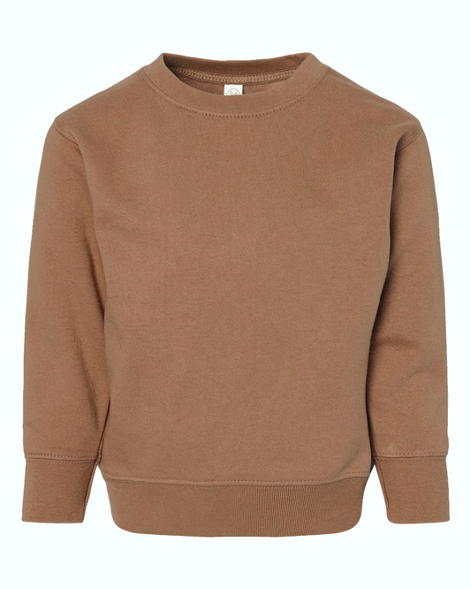 Coyote Brown RS Toddler Fleece Crewneck 3317