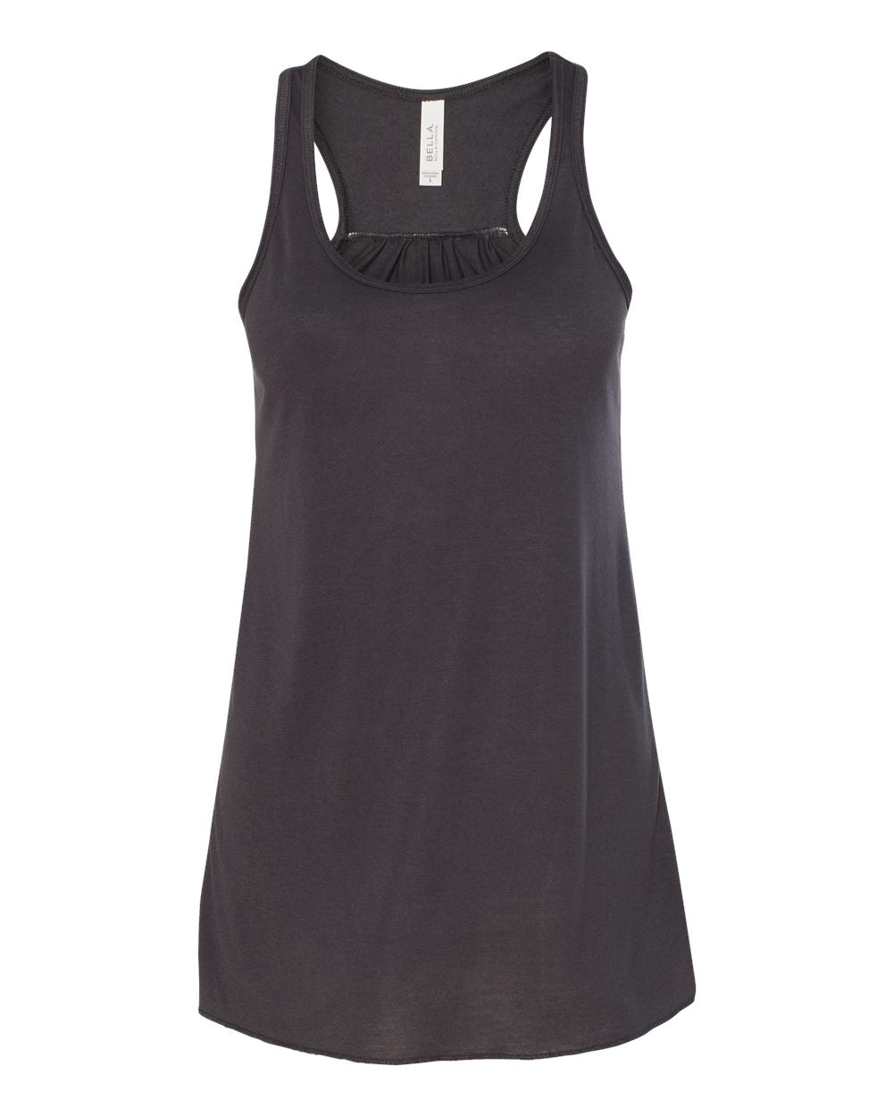 Dark Grey Flowy Racerback Tank 8800