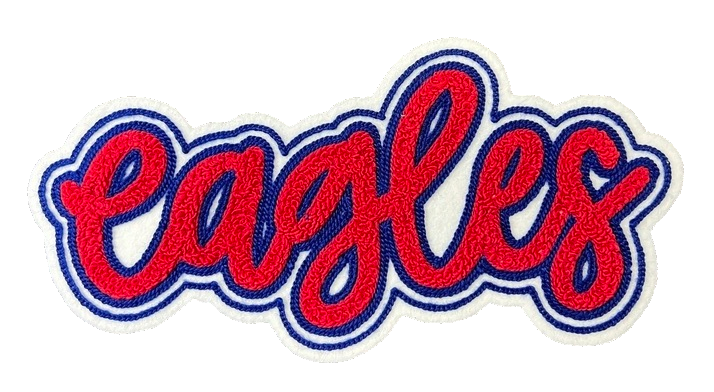 10" Eagles Chenille Patch