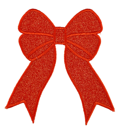 Applique Glitter Bows