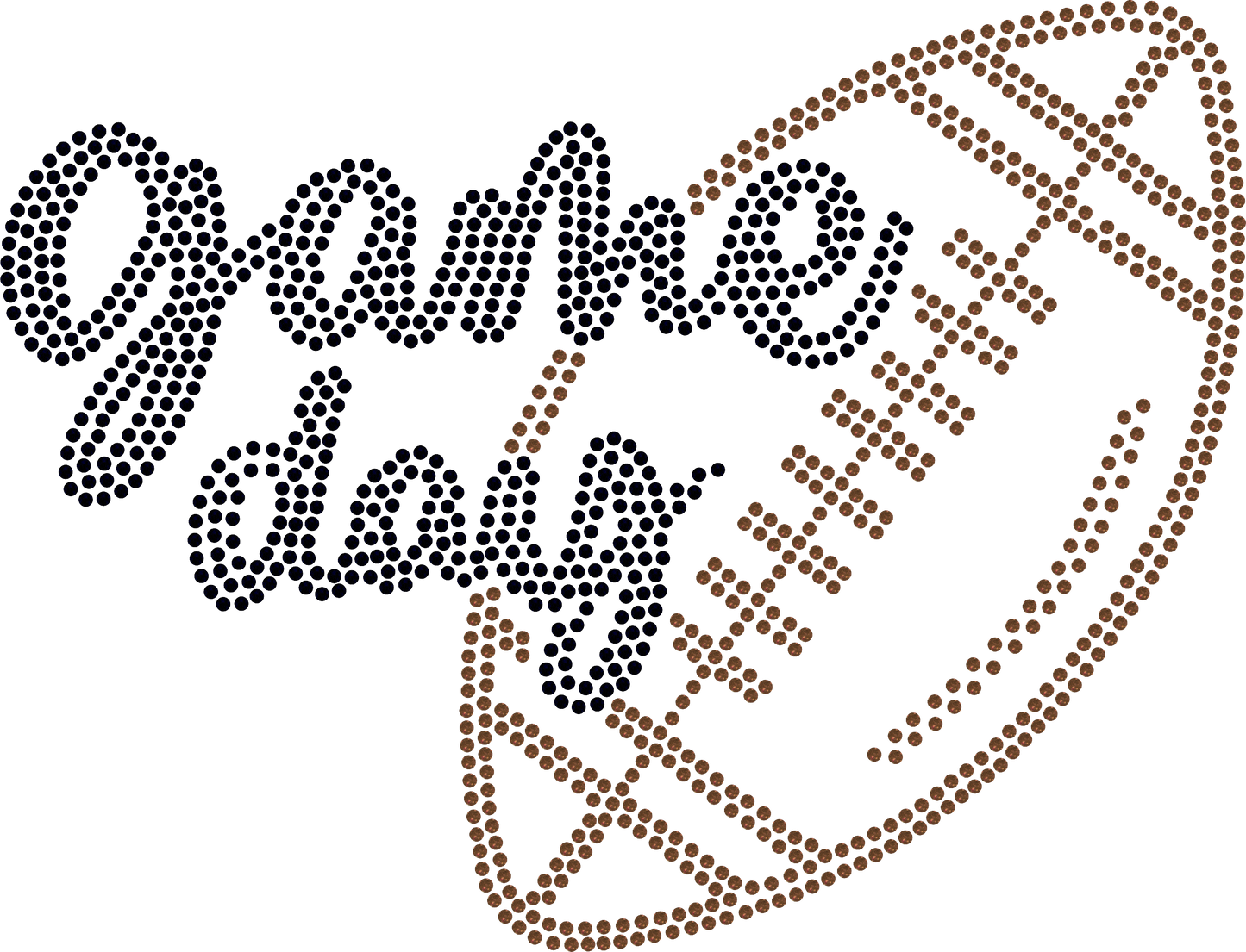 Lg FB Gameday Spangle Sports