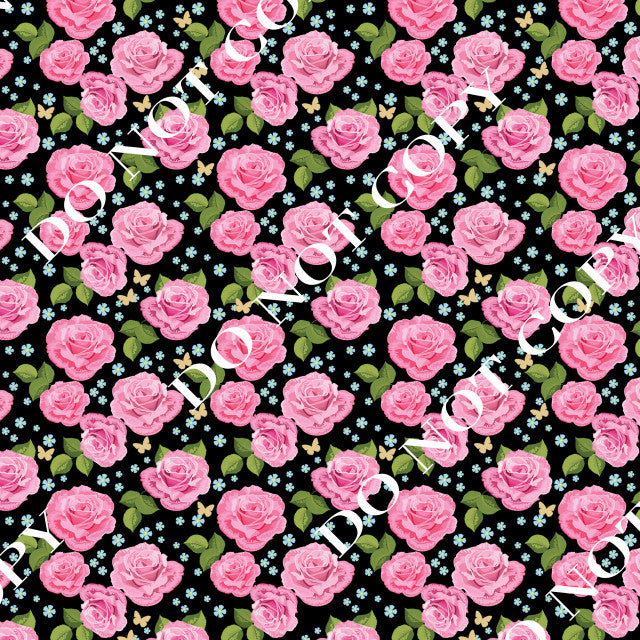 HTV Black Floral PPV