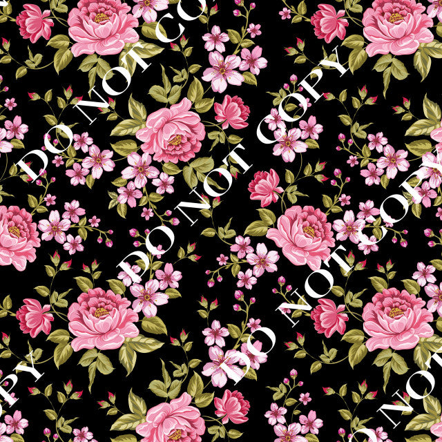 HTV Black Floral PPV