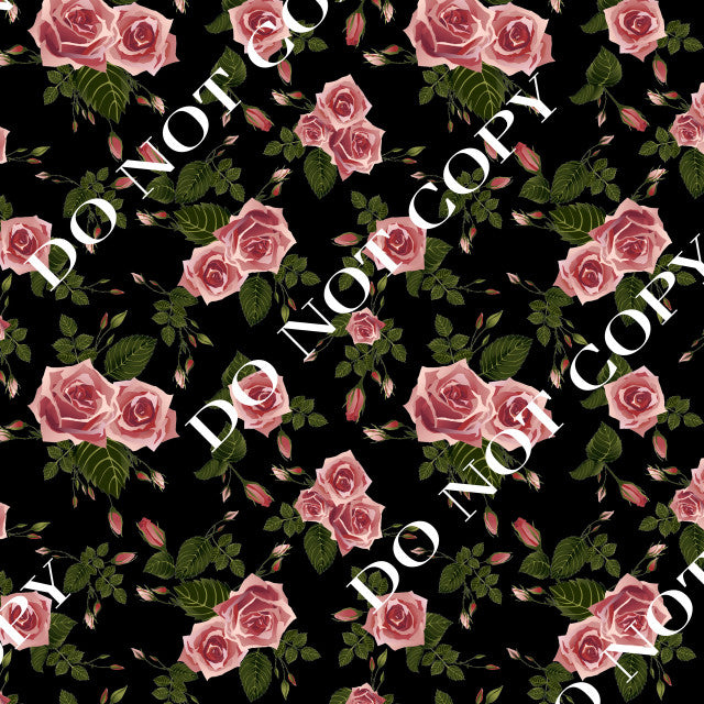 HTV Black Floral PPV
