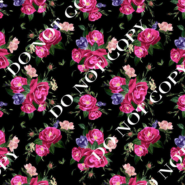 HTV Black Floral PPV