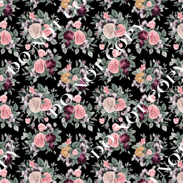 HTV Black Floral PPV
