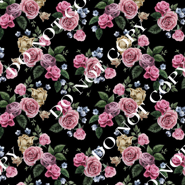 HTV Black Floral PPV