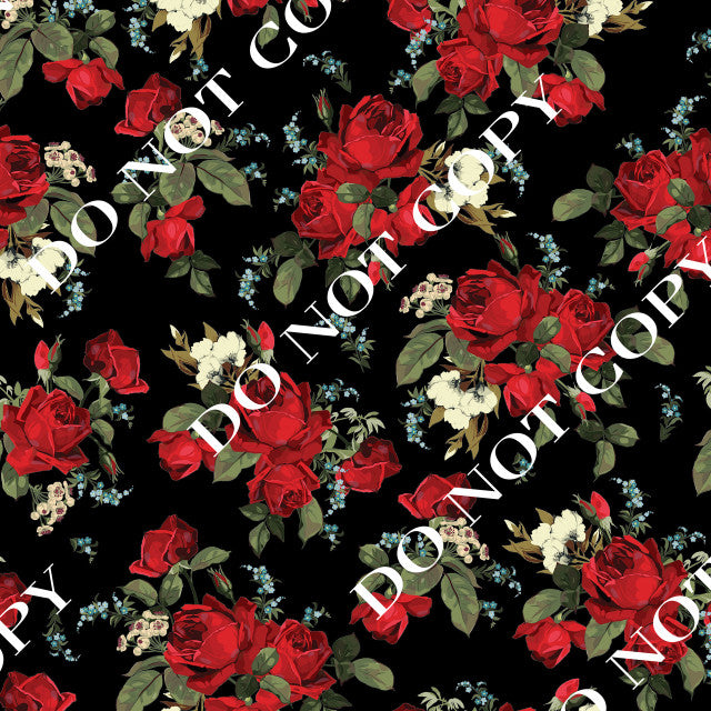 HTV Black Floral PPV