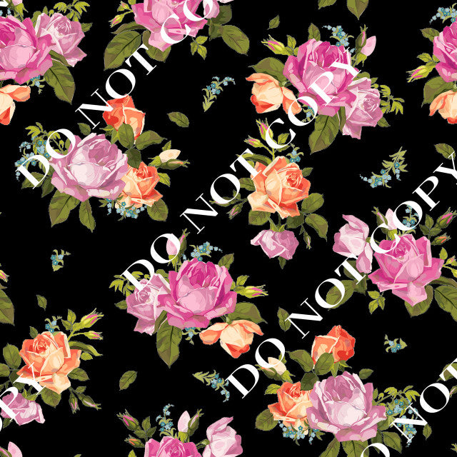 HTV Black Floral PPV