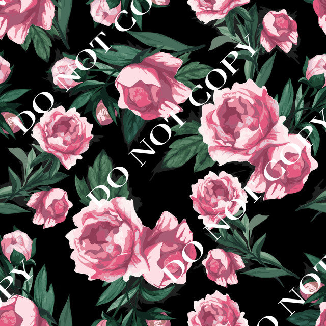 HTV Black Floral PPV