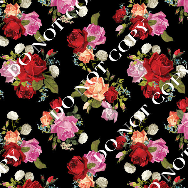 HTV Black Floral PPV