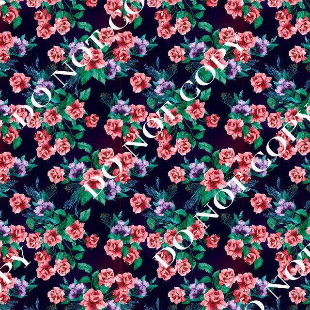 HTV Black Floral PPV