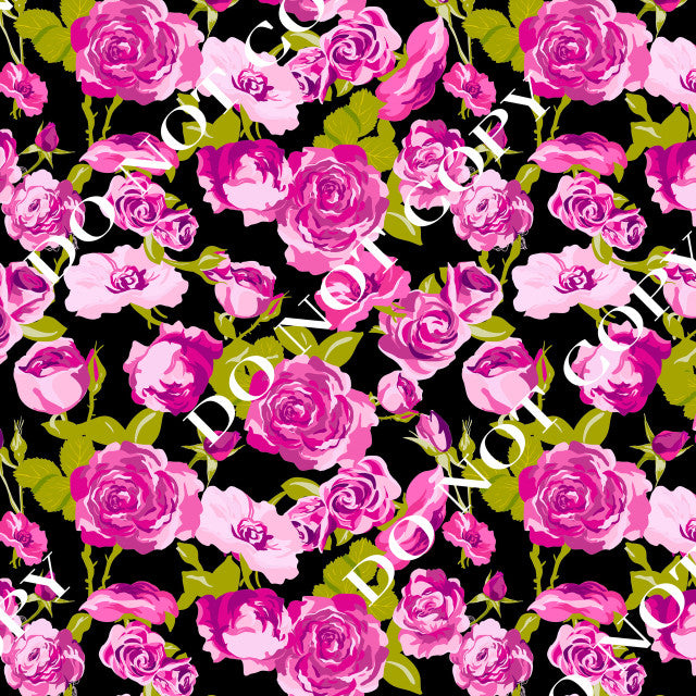 HTV Black Floral PPV