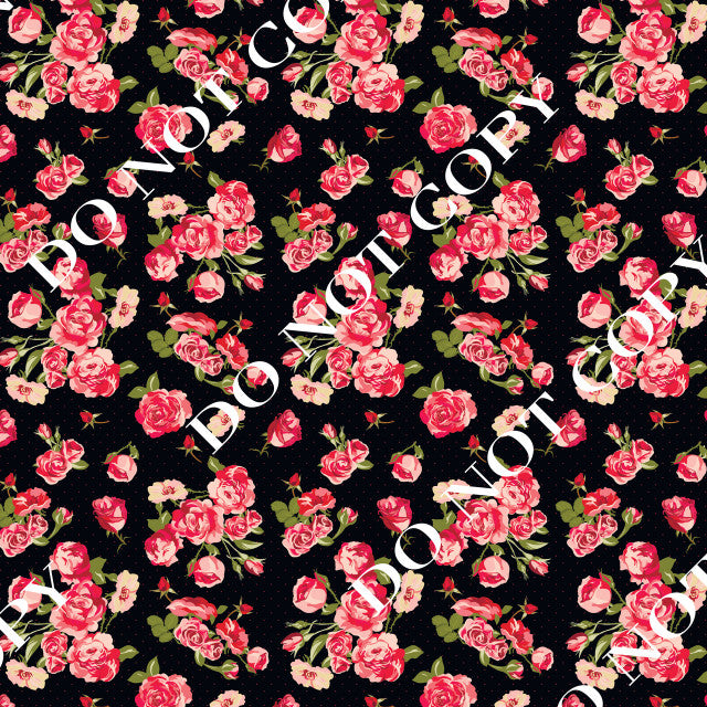 HTV Black Floral PPV