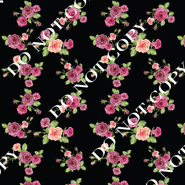 HTV Black Floral PPV