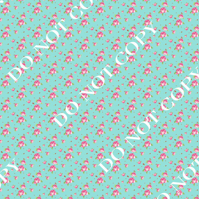 HTV Pink/Turquoise Floral PPV