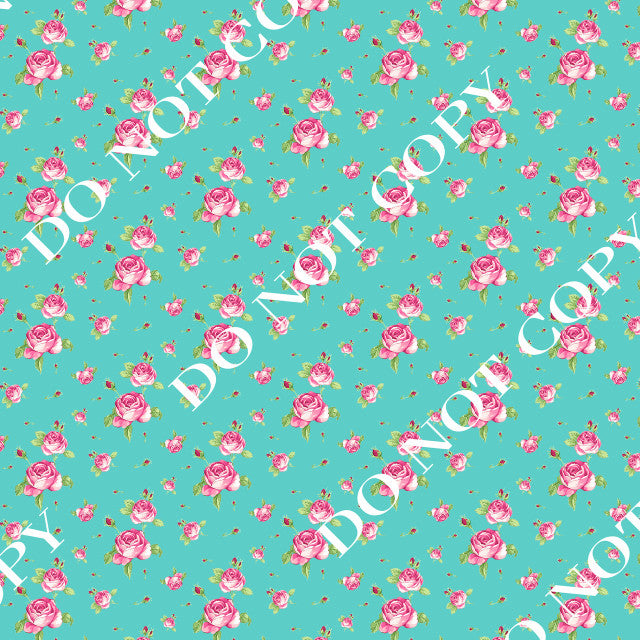 HTV Pink/Turquoise Floral PPV