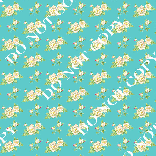 HTV Pink/Turquoise Floral PPV
