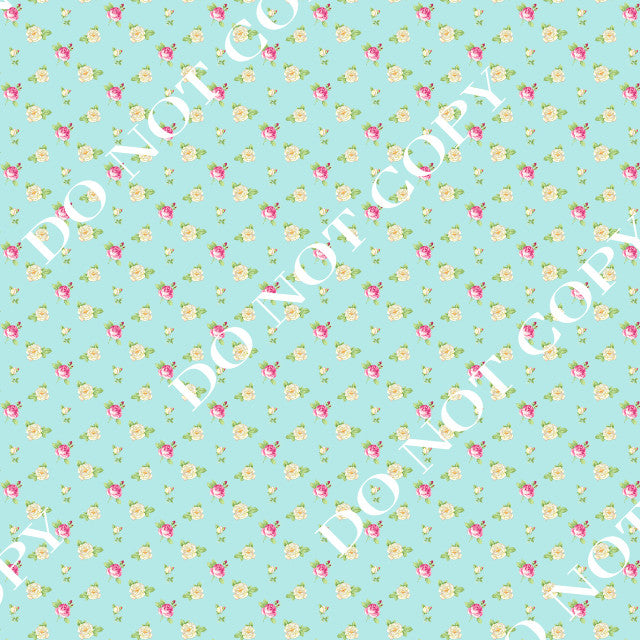 HTV Pink/Turquoise Floral PPV
