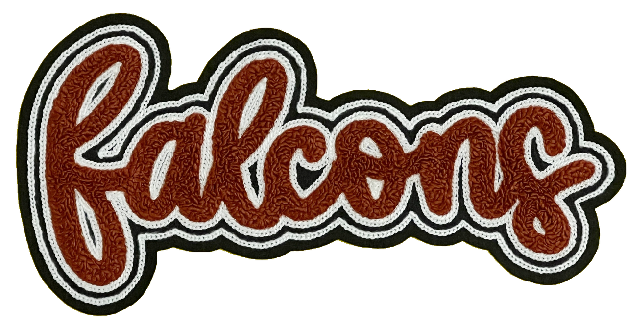 10" Falcons 2 Chenille Patch