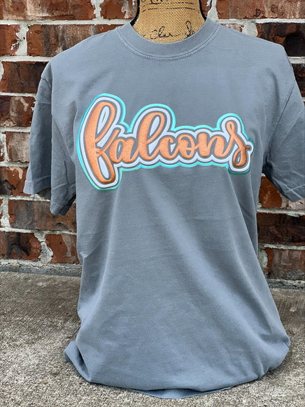 Northwood Falcons Grey Comfort Colors RTW Tee
