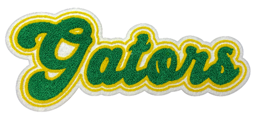 12" Gators Chenille Patch