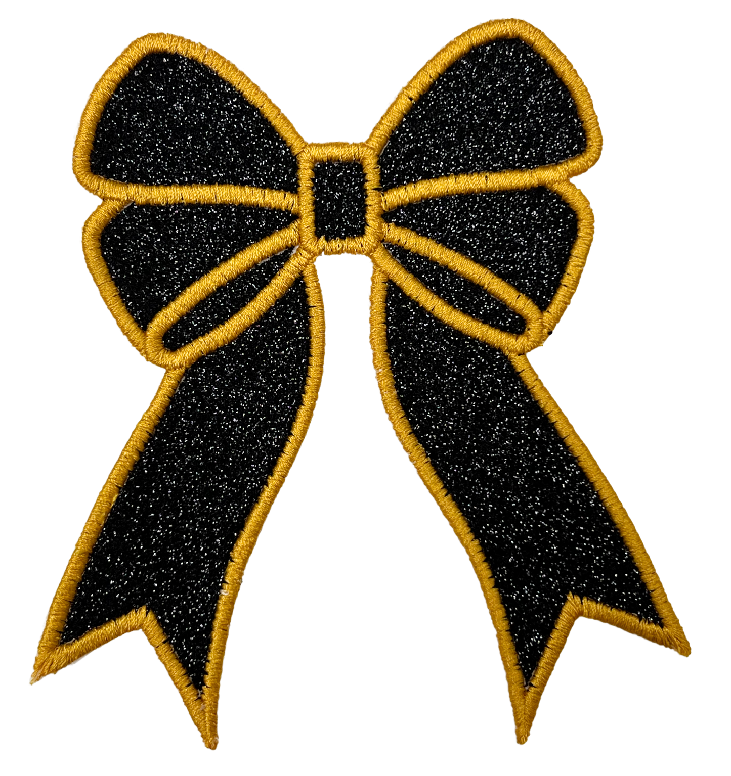 Applique Glitter Bows