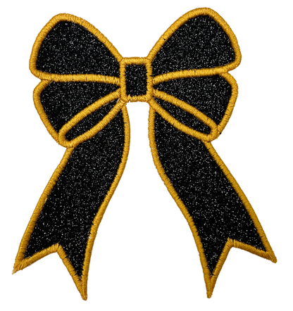 Applique Glitter Bows
