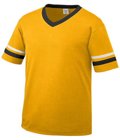 Sleeve Stripe V-Neck Adult Jersey 360