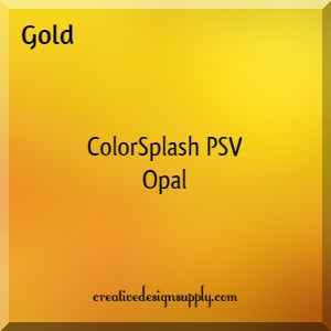 Gold ColorSplash 12" PSV Opal