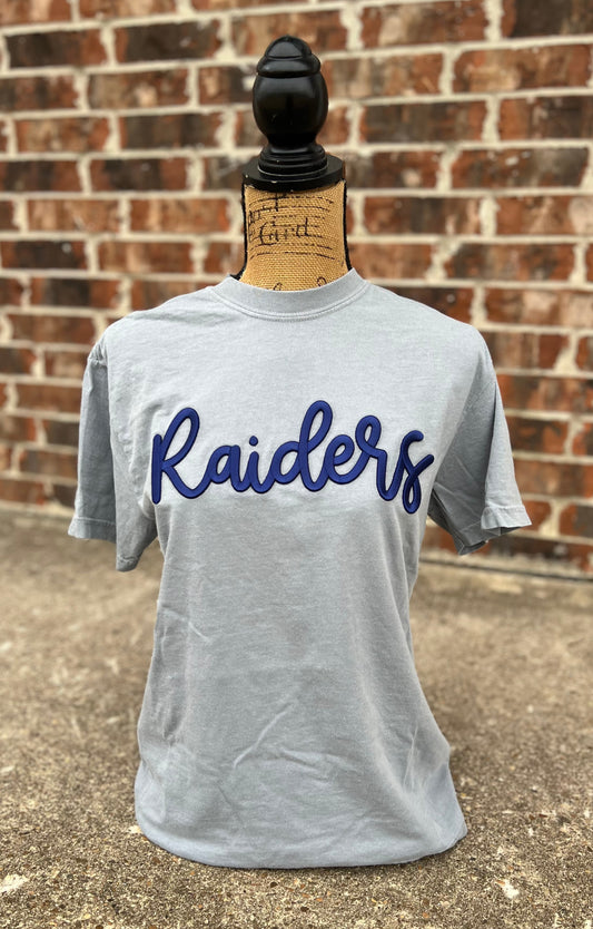 Granite Raiders Embroidered Puff CC Tee