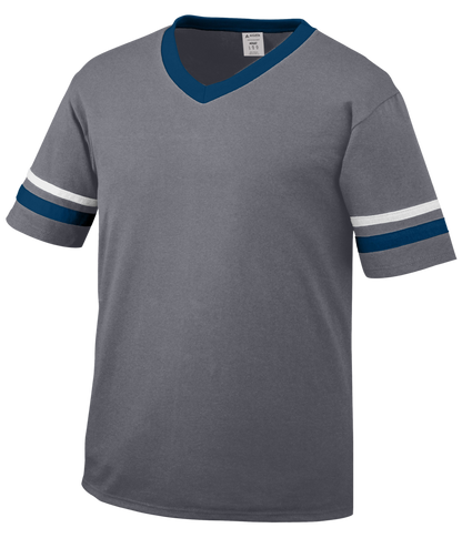 Sleeve Stripe V-Neck Adult Jersey 360