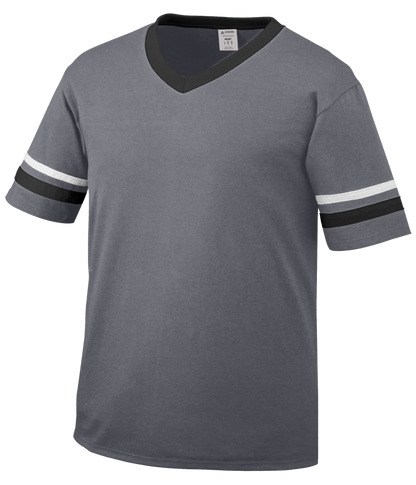 Sleeve Stripe V-Neck Adult Jersey 360