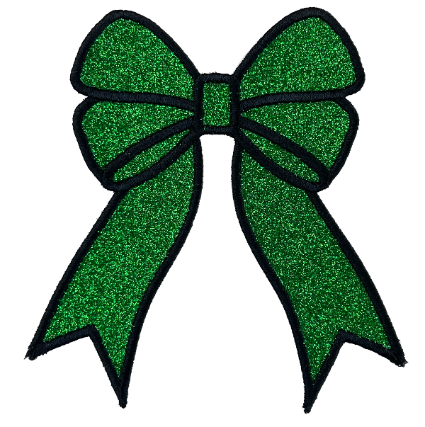 Applique Glitter Bows