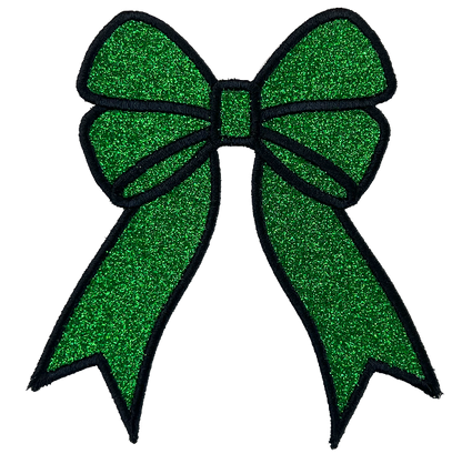 Applique Glitter Bows