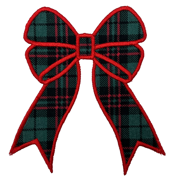 Applique Glitter Bows