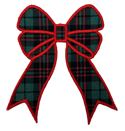 Applique Glitter Bows