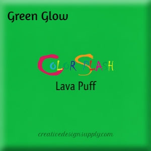 Green CS Glow Lava Puff